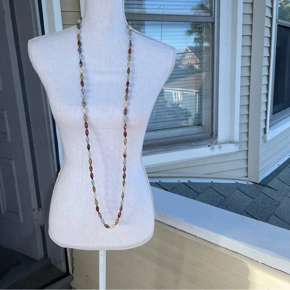 Multicolor Beaded Necklace - Picture 1 of 9